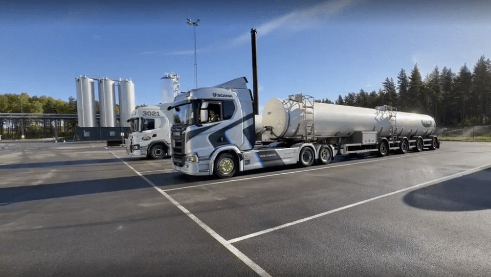 Arlas eldriven mjölkbil testas i Vimmerby