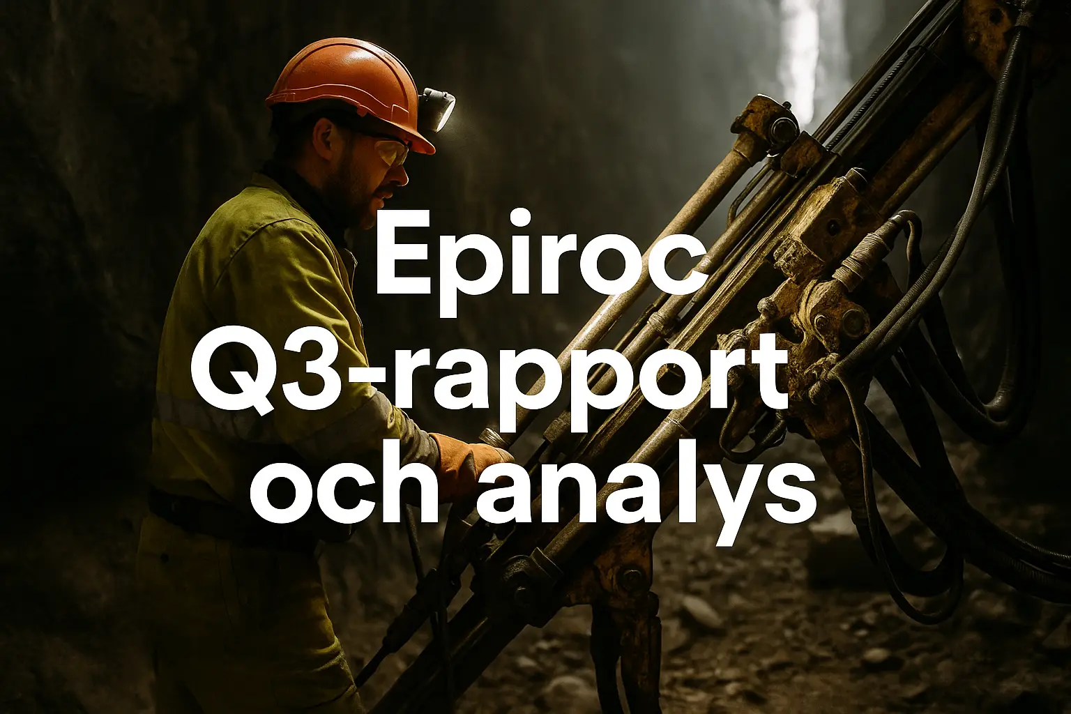 Epiroc analys: q3-rapport med lägre marginaler